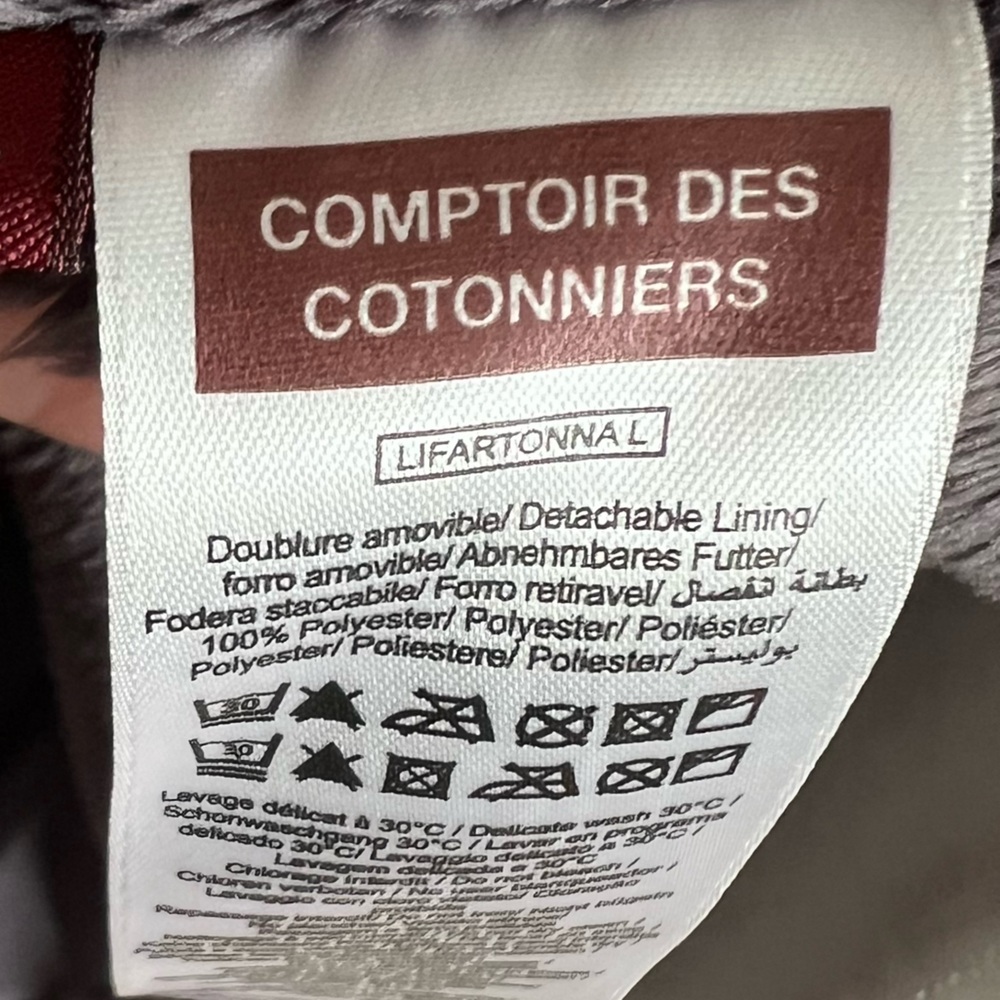 Comptoir Des Cotonniers women’s Purple Trench Coat with warm layer small $650 - Picture 15 of 16
